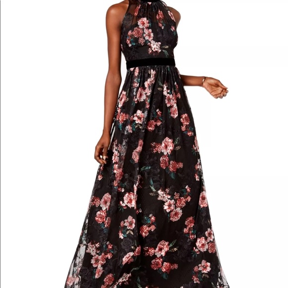 SOLD Adrianna Papell Sleeveless Gown - Picture 2 of 8